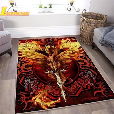 Alfombra de dragón Dragon-X para sala de estar, dormitorio, área decorativa, alfombra de Anime, alfombra de juego para niños, accesorios de fotografía, regalos de cumpleaños