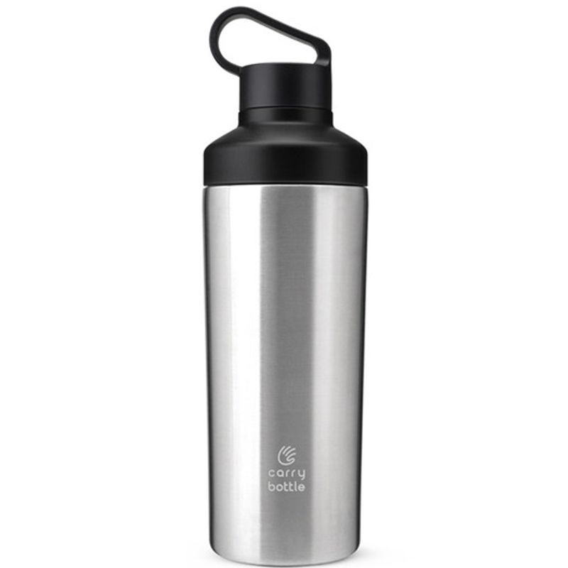 CARRY BOTTLE Leaf Tumbler 530ml Insulated Stainless Steel Vacuum Handle Lid Cup Bottle