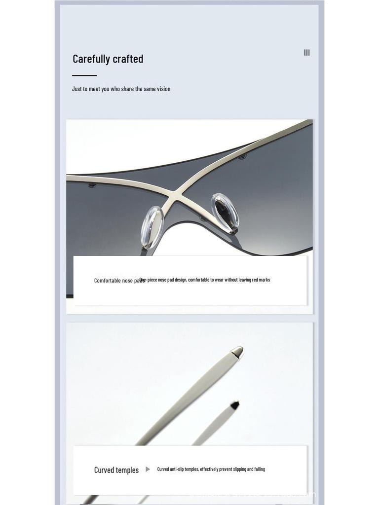 Women's Y2K High-End Flame Sunglasses - Trendy, Windproof, and Stylish