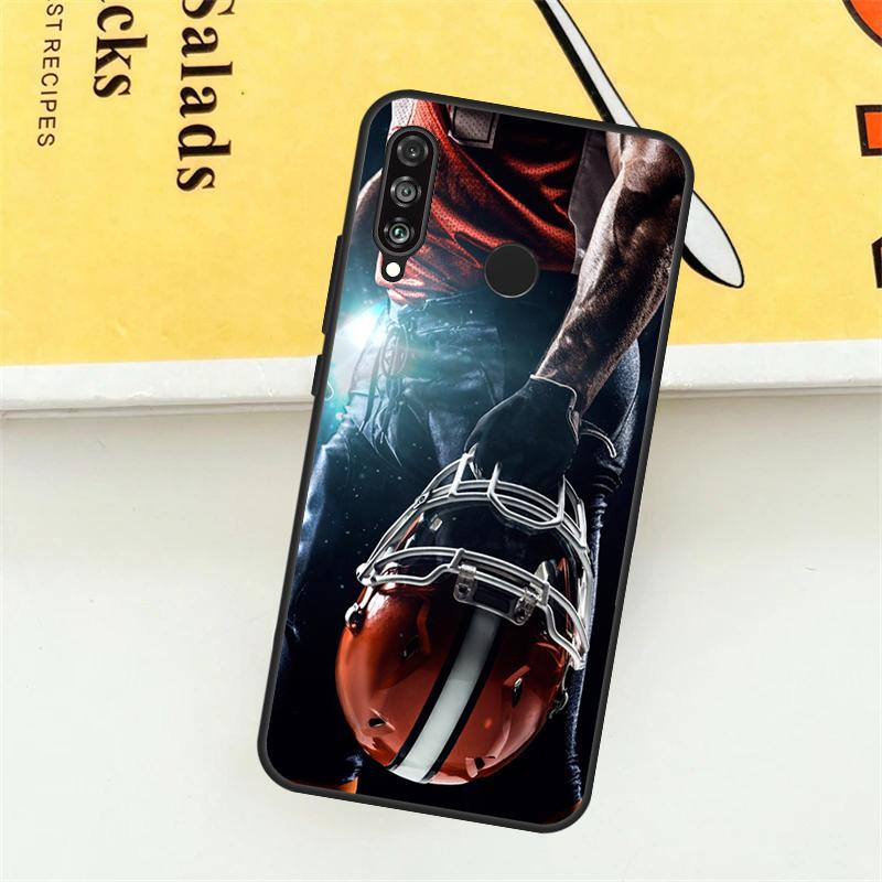 American Football For Huawei Nova 12S 12i 9 10 SE 7i 8i 11i Y60 Y61 Y70 Y72 Y73 Y90 Y91 P20 P40 P30 Lite Case