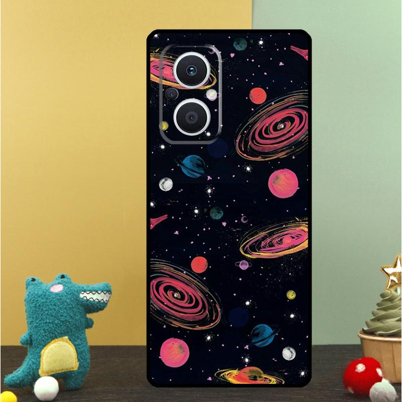 Weltraum Planet Sterne Mond Hülle Für OPPO Reno 15 15F 14 13 12 11 10 Pro 14F 13F 12F 11F 8T OPPO Find X9 X8 X6 Pro Abdeckung