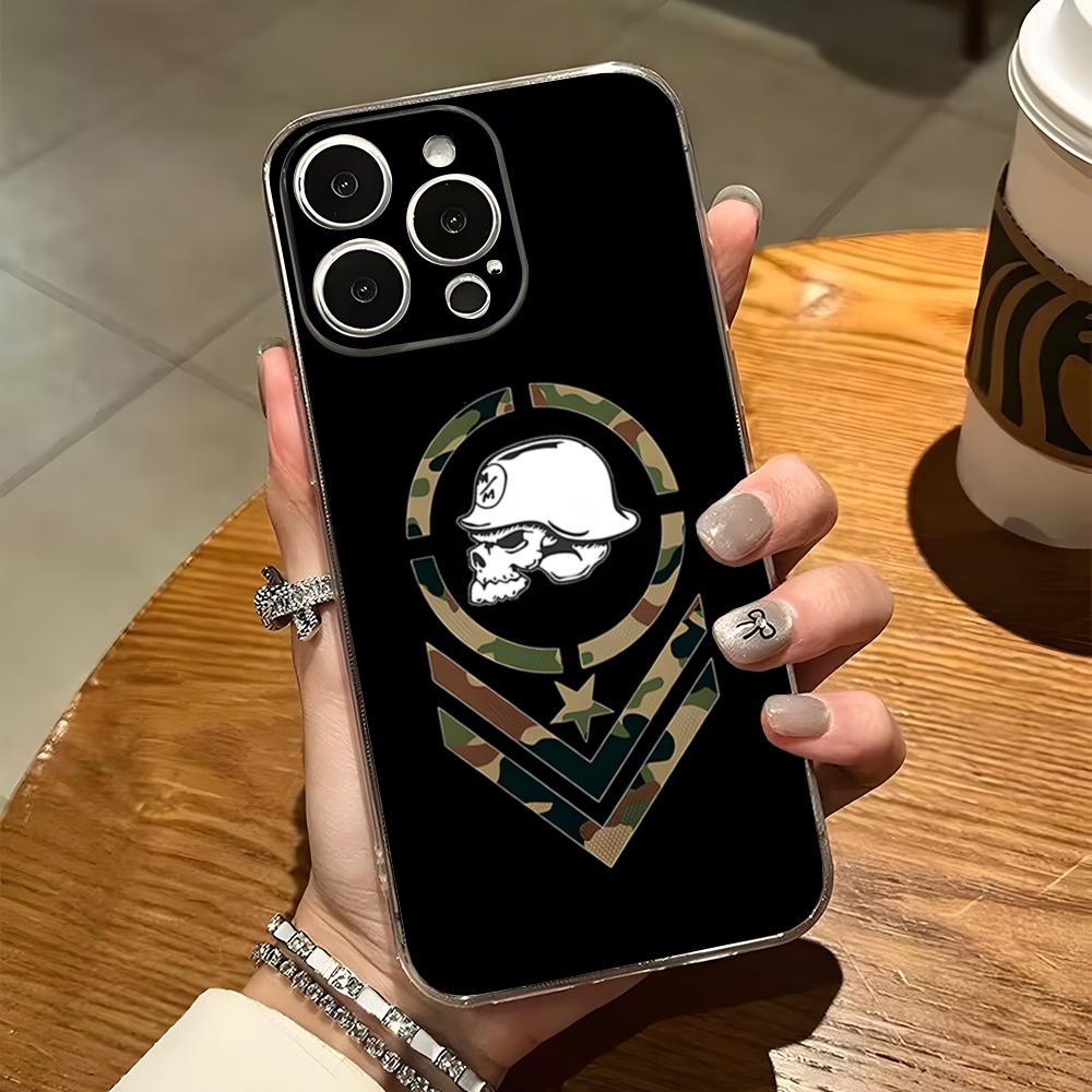 Motocross Metal Mulisha Phone Case For Iphone 15 Pro Max 14 16 Plus 12 11 13 Mini 7 8 X XR XS SE Transparent Back Cover