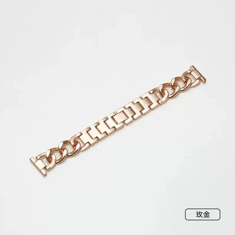 Women Strap For COLMI M40 M41 M42 V31 V23 V68 p60 P28 P18 P16 P12 P71 C81 C80 C63 C61 C60 i20 i30 Metal diamond watchband chain