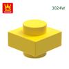 Non-Toxic 549Pcs/Lot 3024W 1X1 Double Cylinder Block Moc Color Accessories Compatible With Brick Diy Children'S Toy S1355
