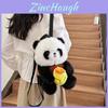 Süßer Plüschpanda Handgehaltener Avocado Apfel Mahjong Kürbis Design Kinderrucksack Für Kinder Und Täglichen Gebrauch