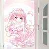 Anime Sweet Girl Tapestry Galgame Gentle Pink Wall Hanging Home Decor Kawaii Room Aesthetic Background Cloth