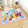 Cute cartoon rug with princess anime pattern, non-slip, machine washable, suitable for living room, bedroom, and home use.-22