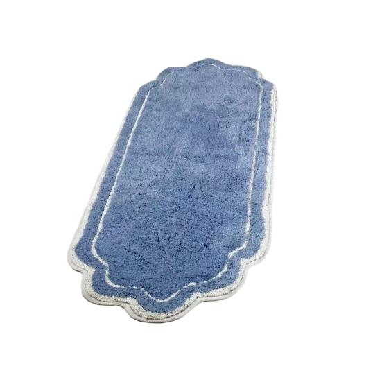 Bathroom Rug Soft Absorbent Plush Floor Mat Anti-Slip Bath Rug Quick Dry Machine Washable Long Mat for Bathroom Tub Sink Toilet