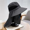 Outdoor Sport Hiking Visor Hat UV Protection Face Neck Cover Mountain Climbing Fishing Camping Sun Protect Caps