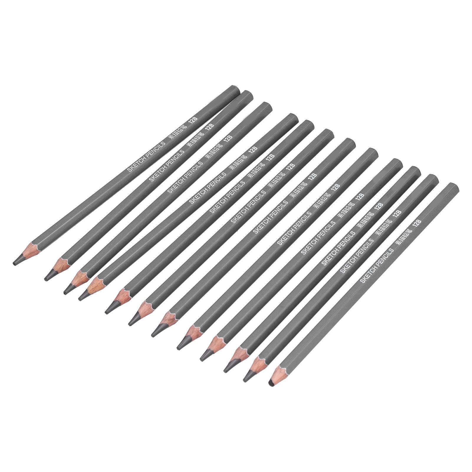 24Pcs Drawing Pencil Professional Practical Environmental Protection Sketch Pencils Set for Artists Beginner
