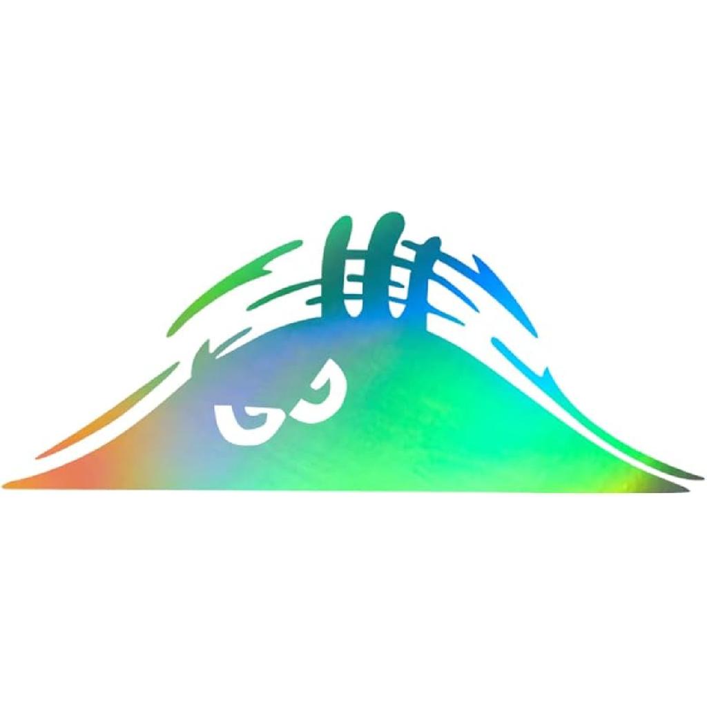 4 Pack Peeking Monster Funny Car Sticker Scary Eyes Monster Vinyl Decal Self-Adhesive Car Sticker Vehicle Decoration Accessories 7.48'' x 2.75'',