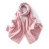 100% Pure Cashmere Women's Scarf - Fashionable, Warm, Comfortable, Solid Color Knit for Autumn/Winter