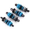 TRZX 4pcs 52mm RC Oil Shock Absorber Front & Rear Damper Kit Upgrade Parts for Tamiya M03, M04, M05, and M06 1/10 RC Touring Cars (Blue, 52mm)