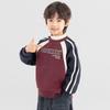 Boys' American College Style Fleece-Lined Color-Block Sweatshirt