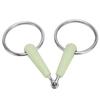 Horse Snaffle Bit Rubber Wrapped Stainless Steel Loose Ring Horse Mouth Bit for Training Riding