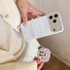 Korean Style Polka Dot Heart Bear Magnetic Stand Phone Case for iPhone 16/15 Pro Max
