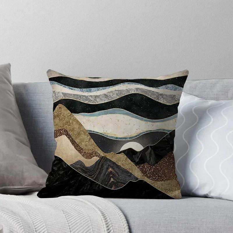 Decorative Home Throw Pillows Case for Waist Cushion Cover Nordic Car Boho Moroccan Print Horse