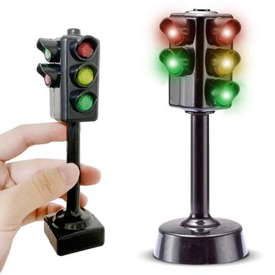 Mini Verkehrszeichen Straßenlichtblock, Kinder Sicherheitserziehung Kinderpuzzle Ampelspielzeug, Kindergeschenk