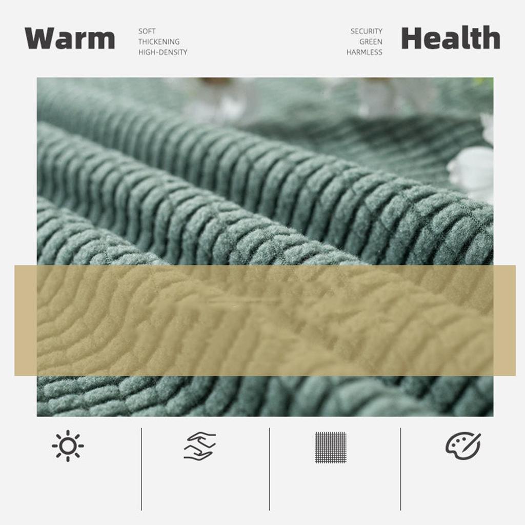 Housse de Tête de Lit Style Européen Tout Inclus Douce Extensible Anti-Poussière Épaissie Tête de Lit