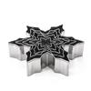 Steel Santa Claus DIY Snowflake Baking Tools Christmas Decor Cookie Cutters Set Biscuit Mold