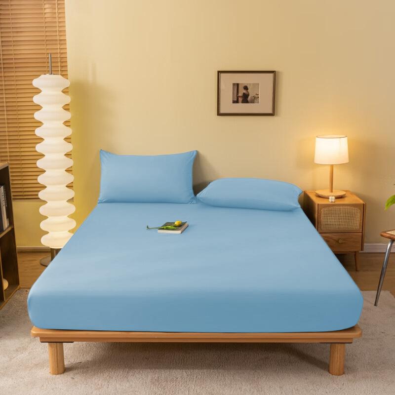Einzelbett Spannbettlaken Ultraweich Bequemer Bettbezug Tiefe Tasche Bettlaken Staubdicht Sofabezug Matratzenschoner