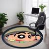 1pc Crayon Shin-chan Characters Office Round Area Rug, Under Office Chairs Bedroom Living Room Home Decor  A1022169