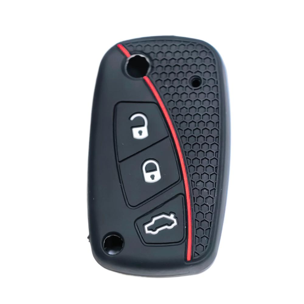 

New Silicone Key Cover Case Shell For Fiat Stilo Grande Punto Bravo Linea Idea Panda 500 Car Holder Remote Key Bag Accessories