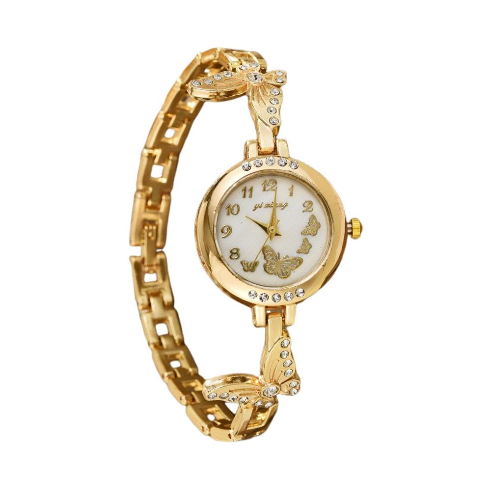 Quartz Butterfly Watch for Women Wristwatch Bracelet Watches for Ladies Dial Female Clock