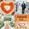 30/50/100pcs White Artificial Rose Flowers Silk Homme Decor Silk Rose Petals  Bridal Showers
