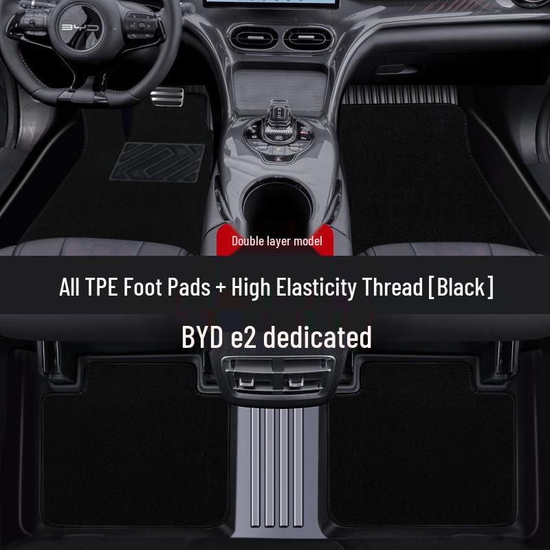 BYD e2 Luxury TPE Floor Mat - Full Coverage for Single Driver's Seat (24 Model)