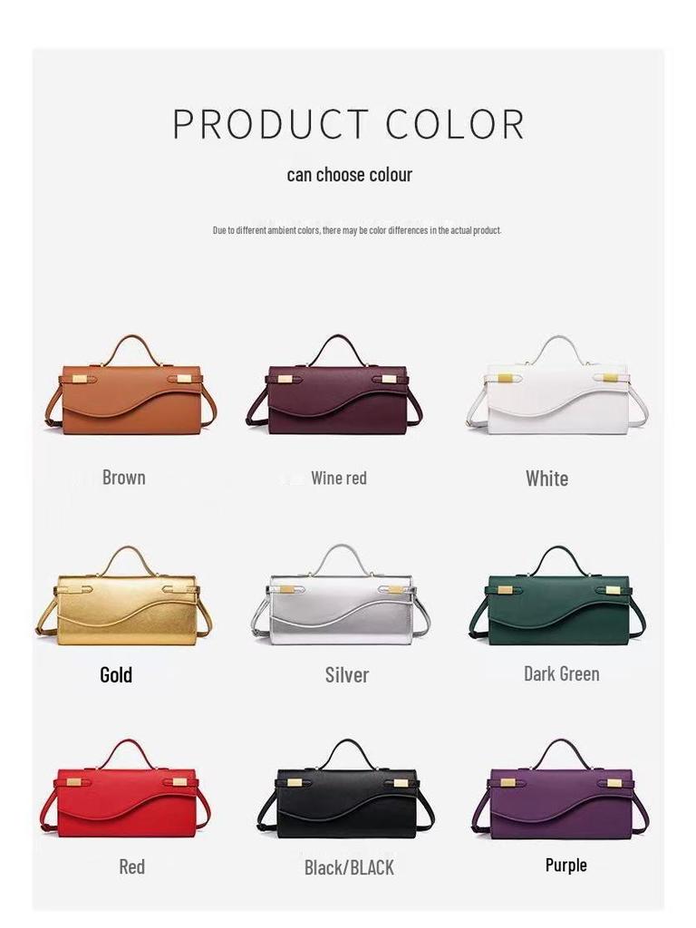 Yeni 2025 Palmiye Baskılı Mini Kelly El Çantası & Kadınlar İçin Askılı Çanta