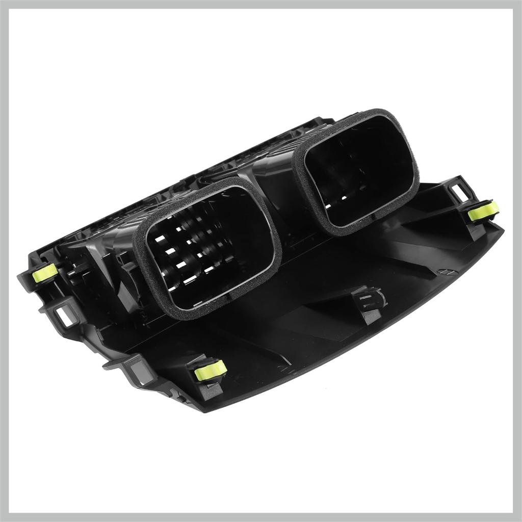 Car Air Vent Panel Assembly Front Center Dashboard A/C Outlet Vent Panel Fit for Toyota Corolla - Pack of 1 Black Replacement Car Parts