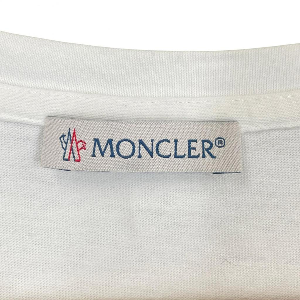 MONCLER S WOMEN Short sleeve T-shirt White Model E20938090400 V8058