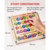 Magnetic Alphabet Maze Board, Educational Learning & Color Sorting Toys, Color Puzzles, ABC Alphabet Magnets Fine Motor Skills Toy for 3 4 5 Year Old