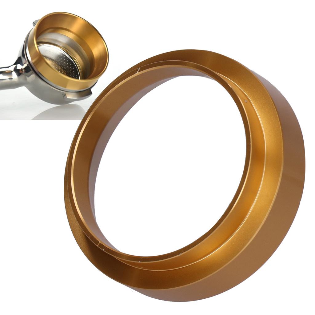 58MM Coffee Dosing Replacement AntiFly Powder Cover Dosing Funnel Coffee Machine Parts(Gold )