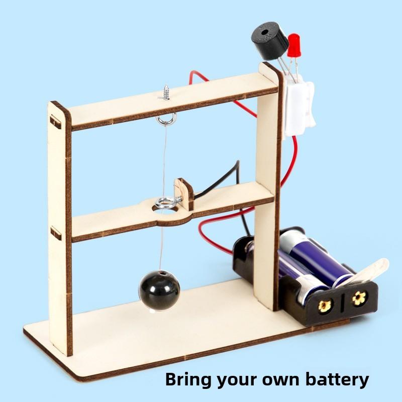 

Science Experiment Diy Earthquake Alarm Model With Steam Tech Educational Kit For Kids