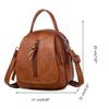 Funkcjonalna torebka crossbody na telefon dla dziewczyn, szykowna i zorganizowana torebka crossbody z wieloma przegródkami, torba na ramię dla dziewczyny, brązowa