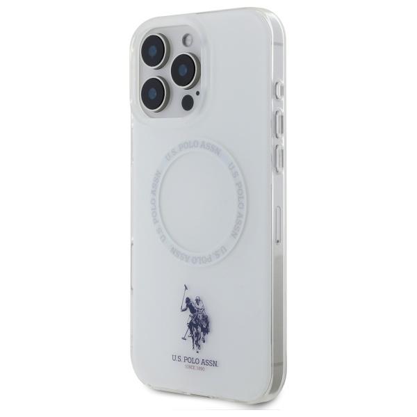 Us Polo Ushmp16Xhocldpw Iphone 16Pro Max 6.9 Biały/White Iml Ring Magsafe