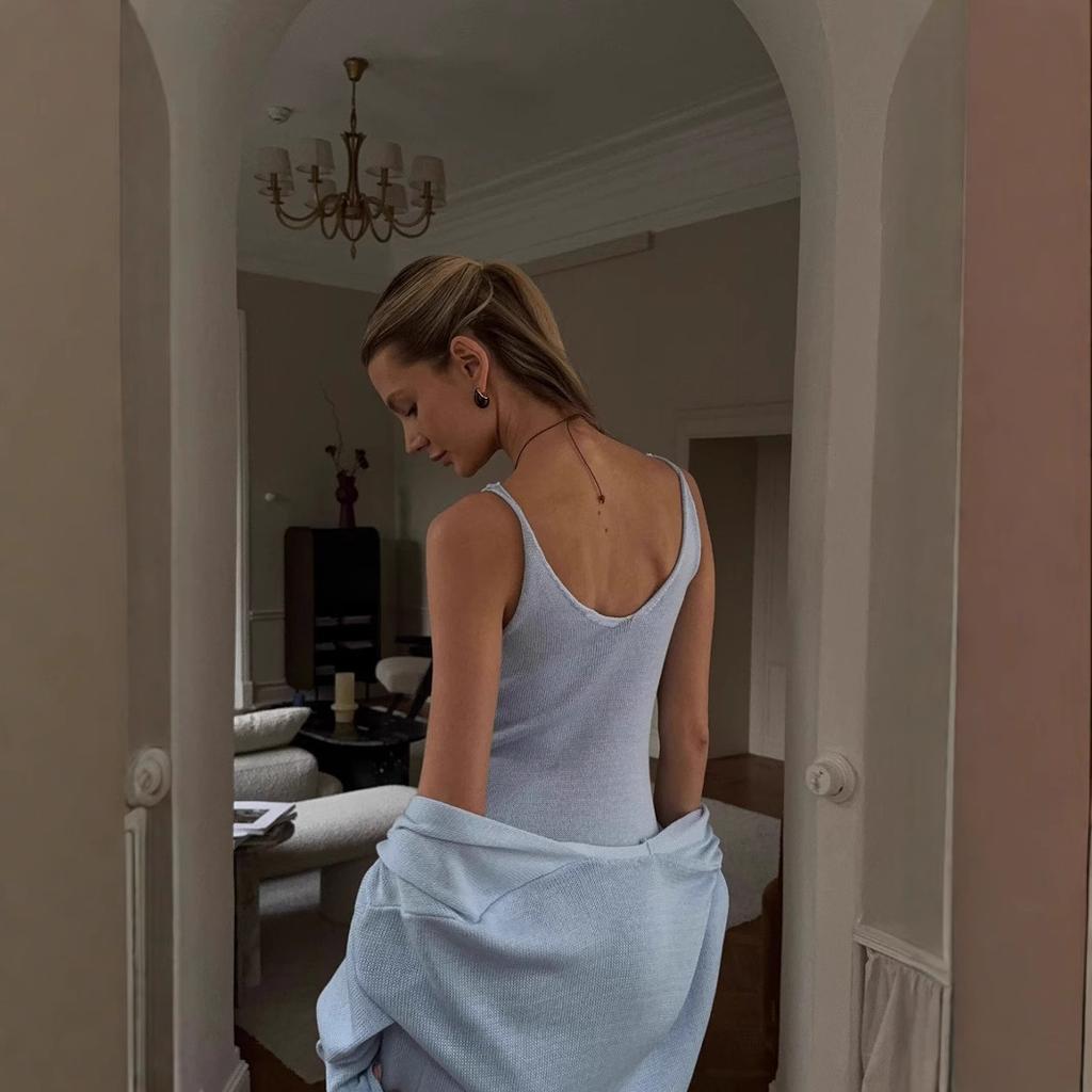 Women's V-Neck Maxi Dress with Longline Cardigan, Elegant Layered Set