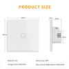 Bingoelec New Arrivals Neutral &Live Wire Alexa Tuya App Wifi Smart Touch Switch Wall Switch