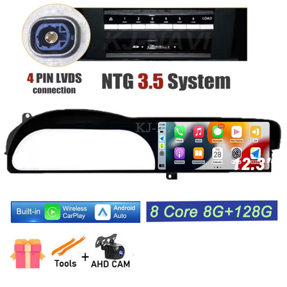 12.3 Inch Android 14 Touch Screen For Benz CL W221 W216 2005-2013 Car Accessories Multimedia Carplay Monitors Video Radio Player