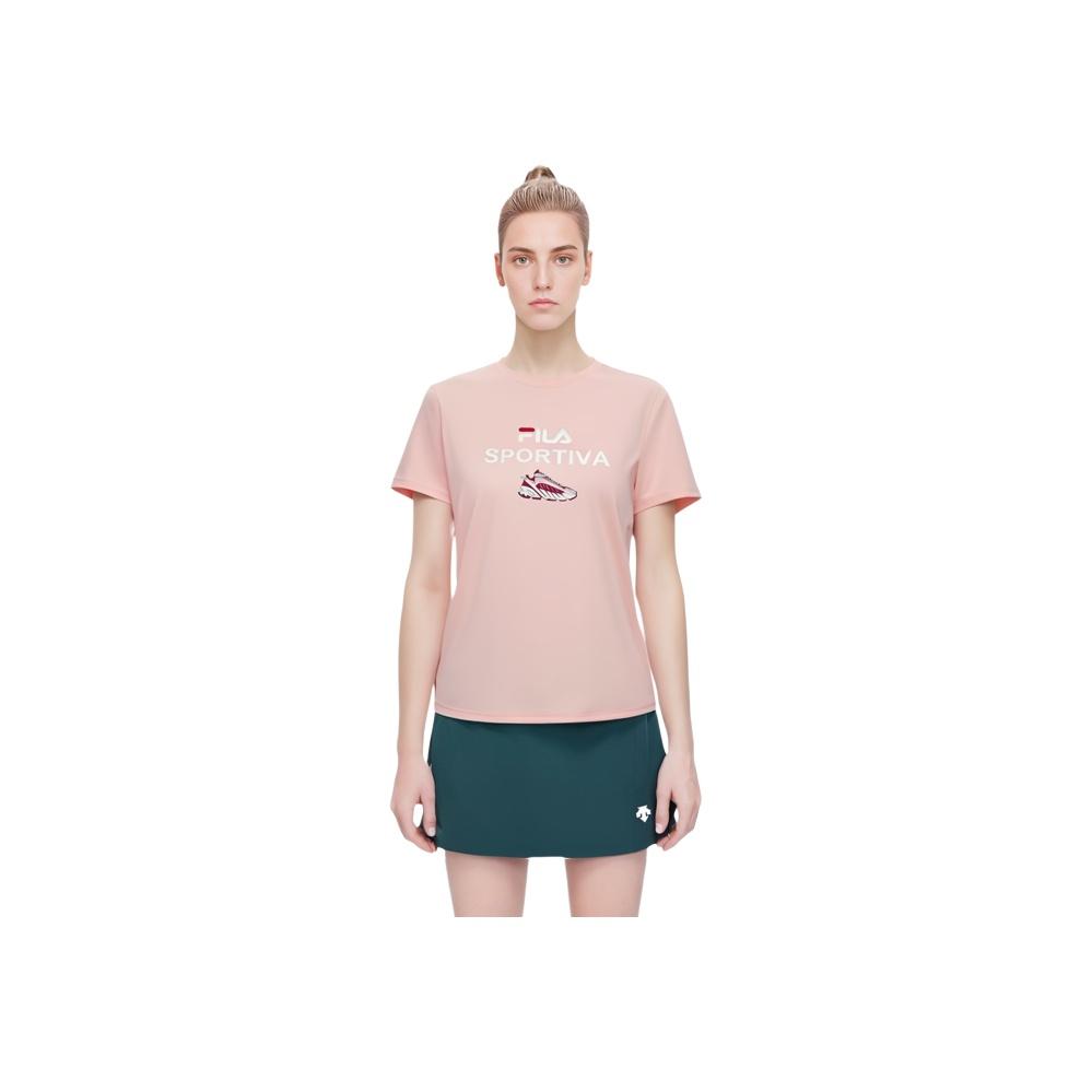 New FILA T Shirts Women's Pink F11W028158F-PK