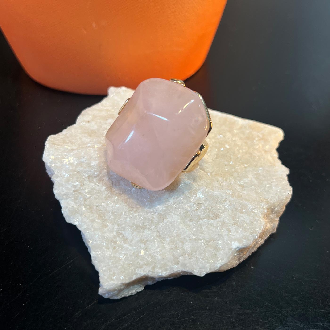 1pc Exaggerated Large Square Geometry Finger Ring for Women Men Bohemian Natural Stone Rings Personality Party Jewelry Gifts