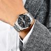 LIGE Men's Waterproof Luminous Quartz Watch – Dual Calendar, Multifunctional Business Wristwatch