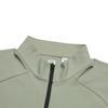 Fila Stand Collar Outdoor Half-Zip Raglan Long Sleeve T-Shirt Men Tops Moss-Green A11M517208FKK