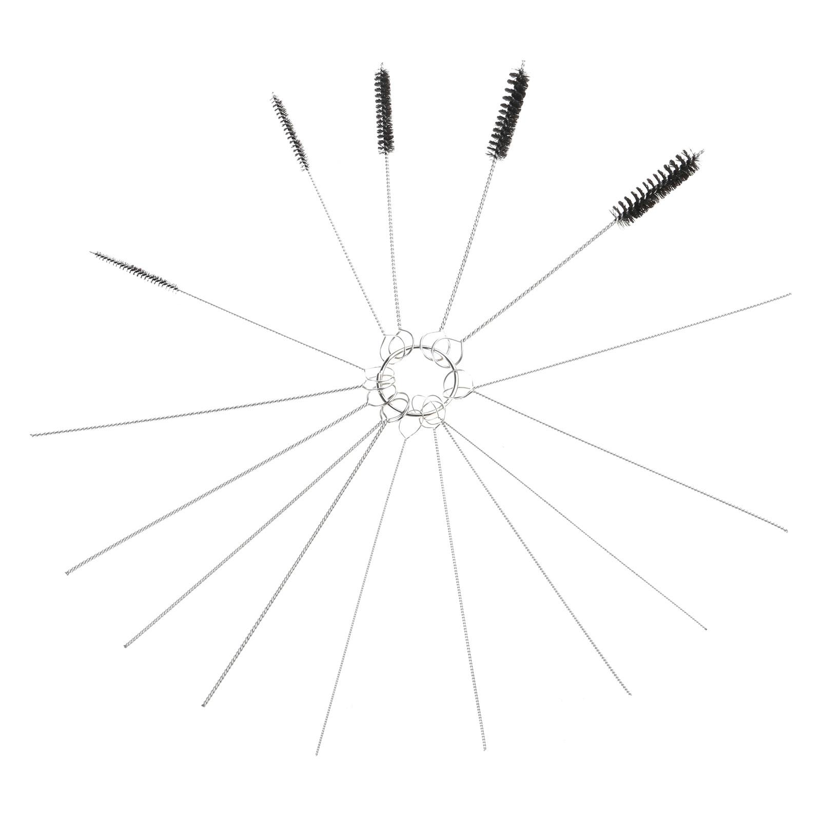 

Высокоэффективный набор игл для чистки карбюратора, 15 размеров, инструмент для удаления грязи, щетка, подходит для обслуживания автомобильных и велосипедных карбюраторов