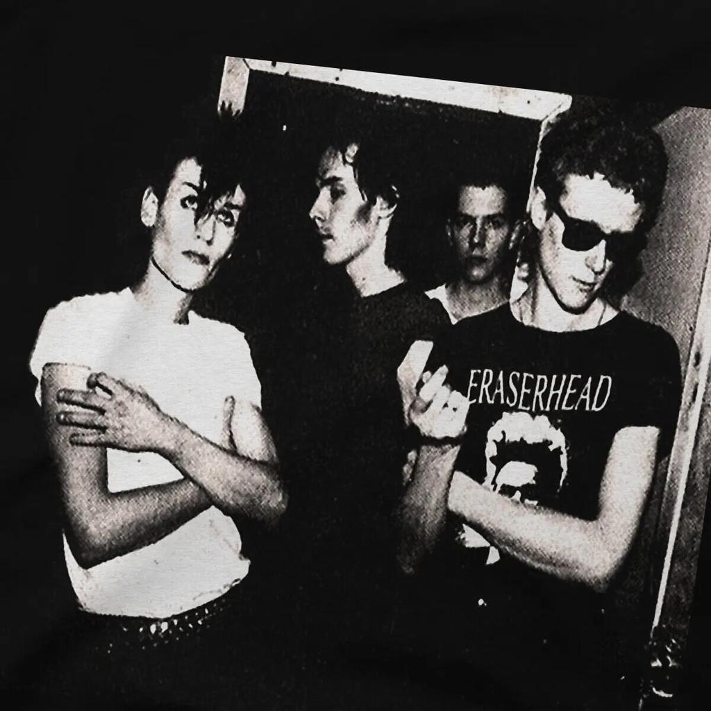 Herrar Brittiskt Postpunk Rockband T-shirt Bauhaus Ren Bomull Kläder Unika Kortärmade O-hals T-shirts Nyhet T-shirts