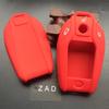 ZAD Silicone Car Key Cover Case for BMW 2017 2018 7 Series I12 730 740 750 760  G11 G12 G20 G30 Led Display Touch Screen Protect
