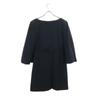 Marc Jacobs Wool Blend 7 Minutes Sleeve V Neck One Piece 6 Black Tunic Women Used