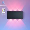 LED Wall Lamp Touch Dimming Wall lights Colorful Remote Control Charging Night Light Portable 6W Bedside Stairside Corner Decor